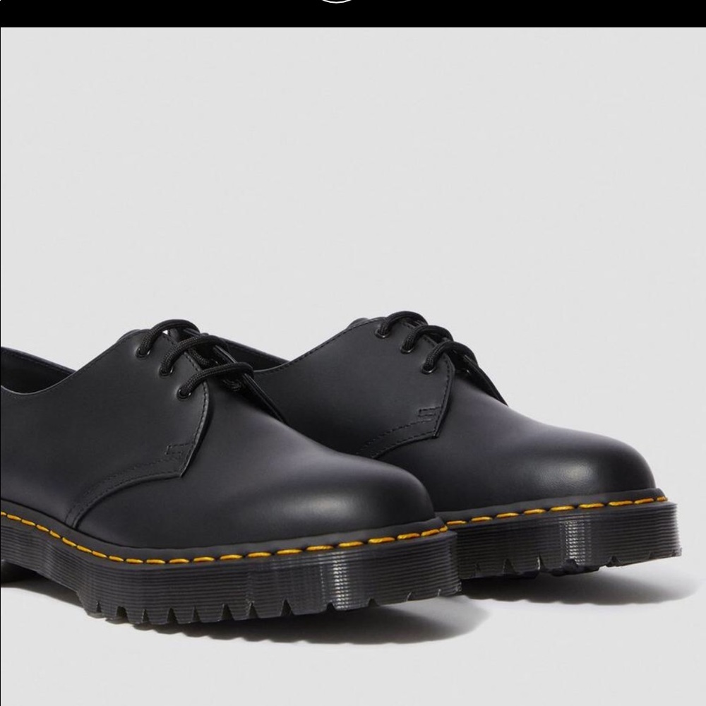 Black Doc Marten loafers